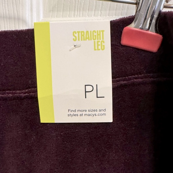 Velour Pant in Merlot - by Style & Company - Sz. PL - - Picture 5 of 7